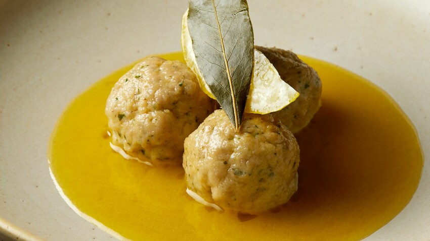 Boulettes De Veau Au Citron Beurre Muscade Cannelle De Cyril Lignac Decouvrez Les Recettes De Cuisine De Femme Actuelle Le Mag