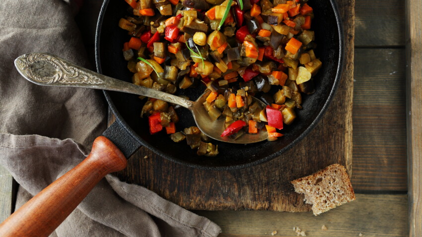 Reste De Ratatouille Avec Des œufs