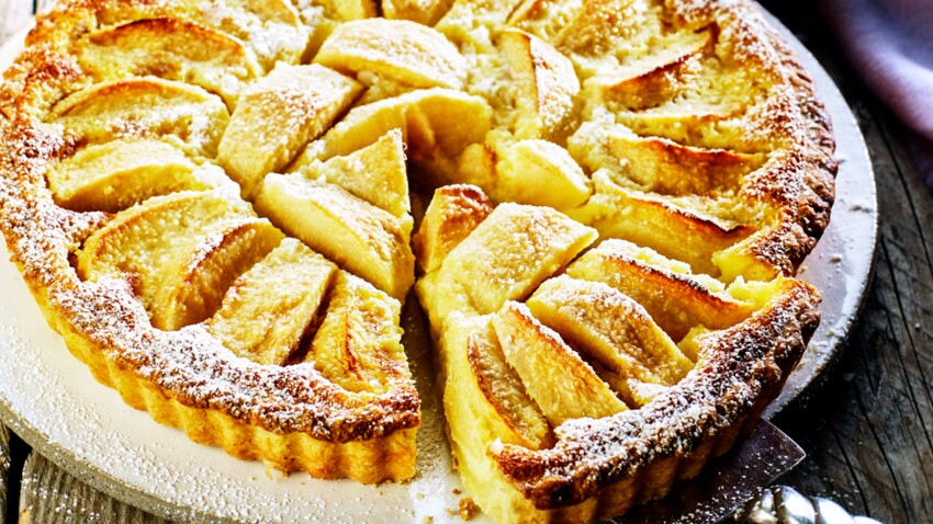 La Tarte Aux Pommes A La Normande De Ma Grand Mere Decouvrez Les Recettes De Cuisine De Femme Actuelle Le Mag