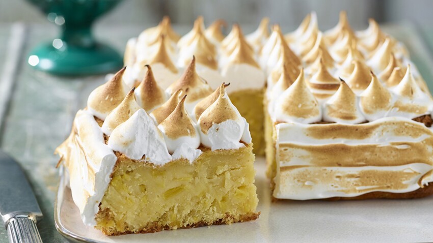 Gateau Meringue Pina Colada Decouvrez Les Recettes De Cuisine De Femme Actuelle Le Mag