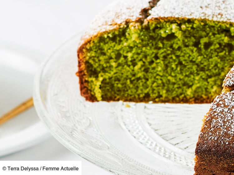 Gateau Huile D Olive Et The Matcha Decouvrez Les Recettes De Cuisine De Femme Actuelle Le Mag