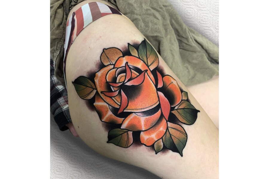 Roses Tatouage Hanche Femmenull