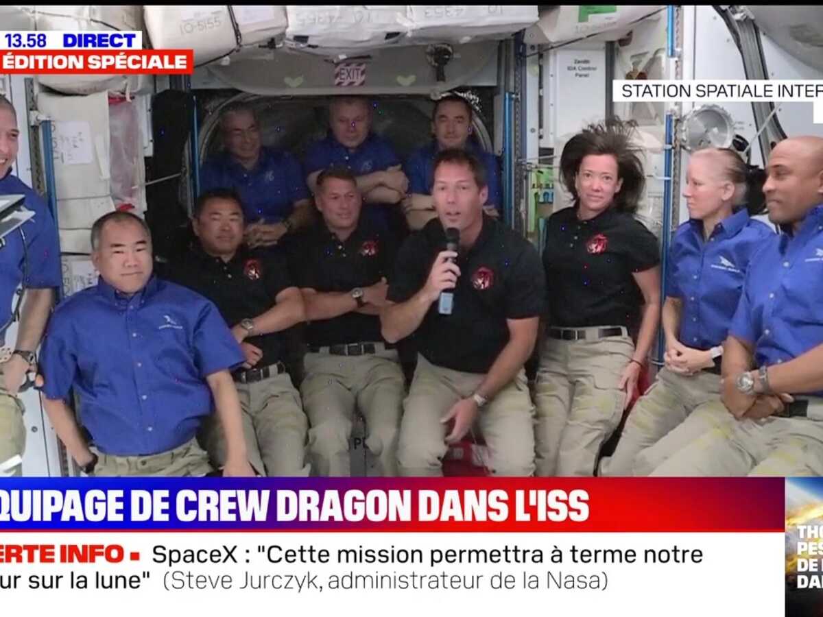 Thomas Pesquet : ses premiers mots après son entrée dans la station spatiale internationale