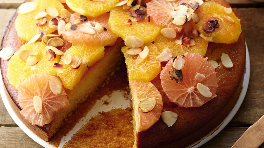 Moelleux A L Huile D Olive Aux Agrumes Aux Amandes Et Au Miel Decouvrez Les Recettes De Cuisine De Femme Actuelle Le Mag