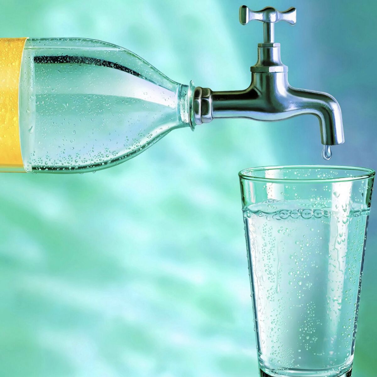 10 idées reçues sur l'eau du robinet et l'eau en bouteille : Femme Actuelle  Le MAG