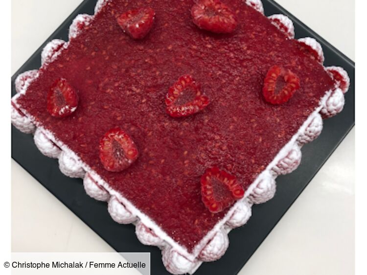 Tarte Chocolat Framboise La Recette De Christophe Michalak A Tomber Femme Actuelle Le Mag