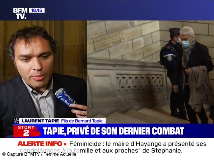 Bernard Tapie Son Fils Laurent Donne Des Nouvelles Inquietantes Et Pousse Un Coup De Gueule Video Femme Actuelle Le Mag