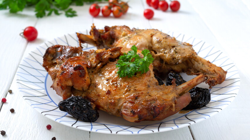 Lapin aux pruneaux : découvrez les recettes de cuisine de Femme