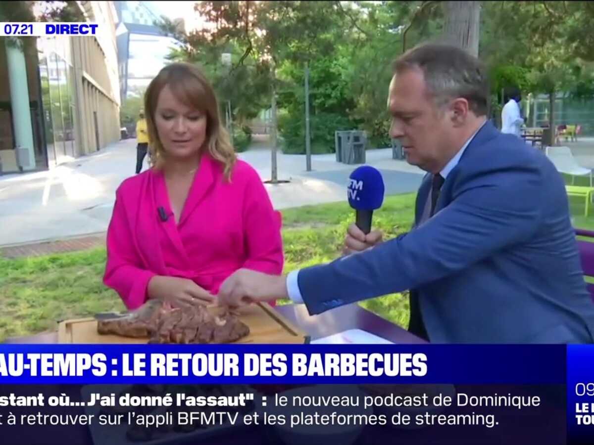 Les journalistes de BFMTV désertent le plateau pour déguster un barbecue de bon matin