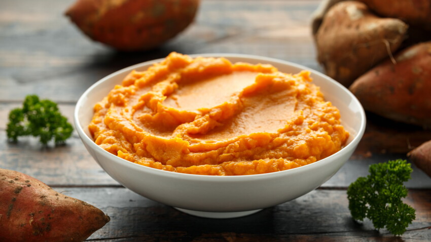 Puree De Patate Douce Au Thermomix Decouvrez Les Recettes De Cuisine De Femme Actuelle Le Mag