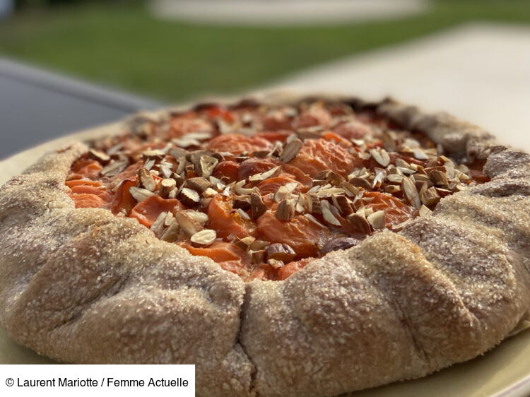 Tarte Abricot Amandes Le Dessert D Ete A Tomber De Laurent Mariotte Femme Actuelle Le Mag