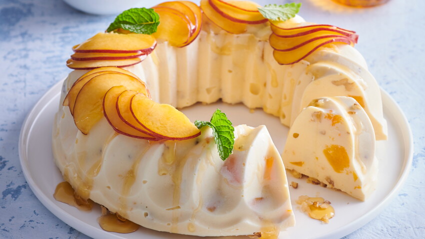 Semifreddo De Nectarines Aux Fruits Secs Et Au Miel Decouvrez Les Recettes De Cuisine De Femme Actuelle Le Mag