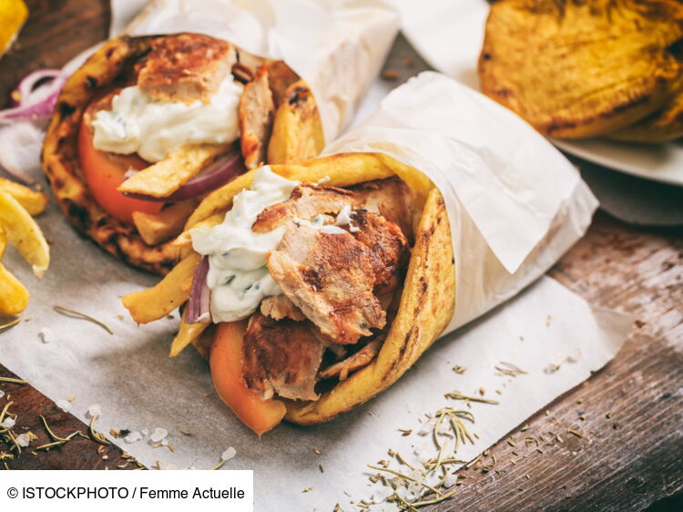 La recette simple et rapide du kebab à la grecque Femme Actuelle Le MAG