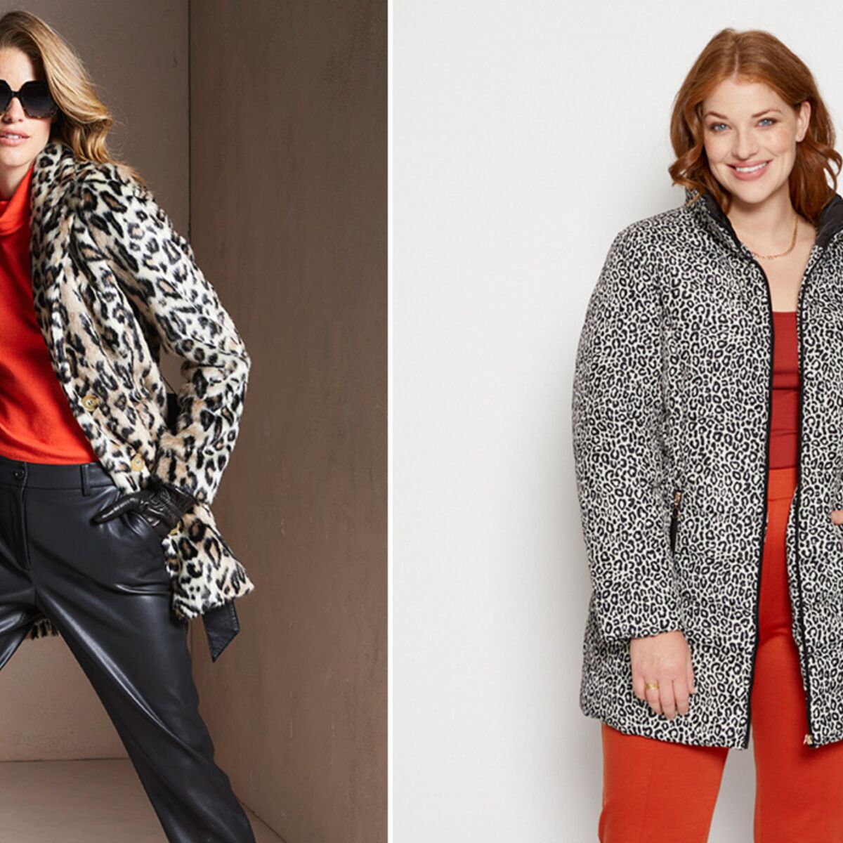 Mode + 50 ans : bien porter le manteau imprimé léopard de la