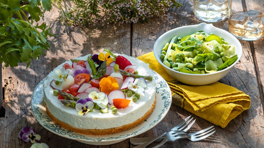 Cheesecake Sale Et Salade Toute Verte Decouvrez Les Recettes De Cuisine De Femme Actuelle Le Mag Cheesecake Sale Et Salade Toute Verte Decouvrez Les Recettes De Cuisine De Femme Actuelle Le Mag