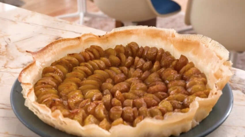 Tous En Cuisine La Recette De La Tarte Aux Mirabelles De Cyril Lignac Femme Actuelle Le Mag