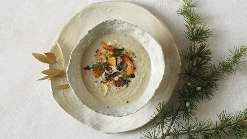 Soupe De Topinambour Huile A La Truffe Facile Decouvrez Les Recettes De Cuisine De Femme Actuelle Le Mag