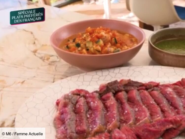"Tous en cuisine" : la recette de la côte de bœuf rôtie, ratatouille, chimichurri de Cyril Lignac