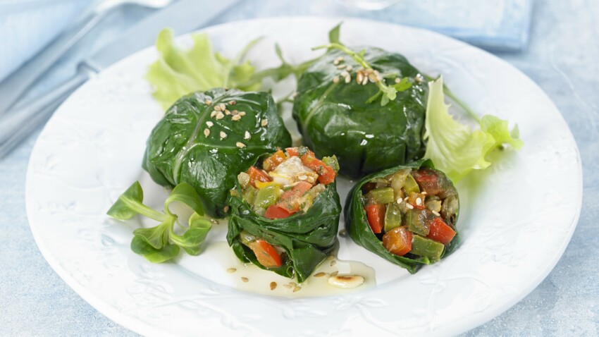 Paupiettes De Poisson En Feuilles De Blette Decouvrez Les Recettes De Cuisine De Femme Actuelle Le Mag