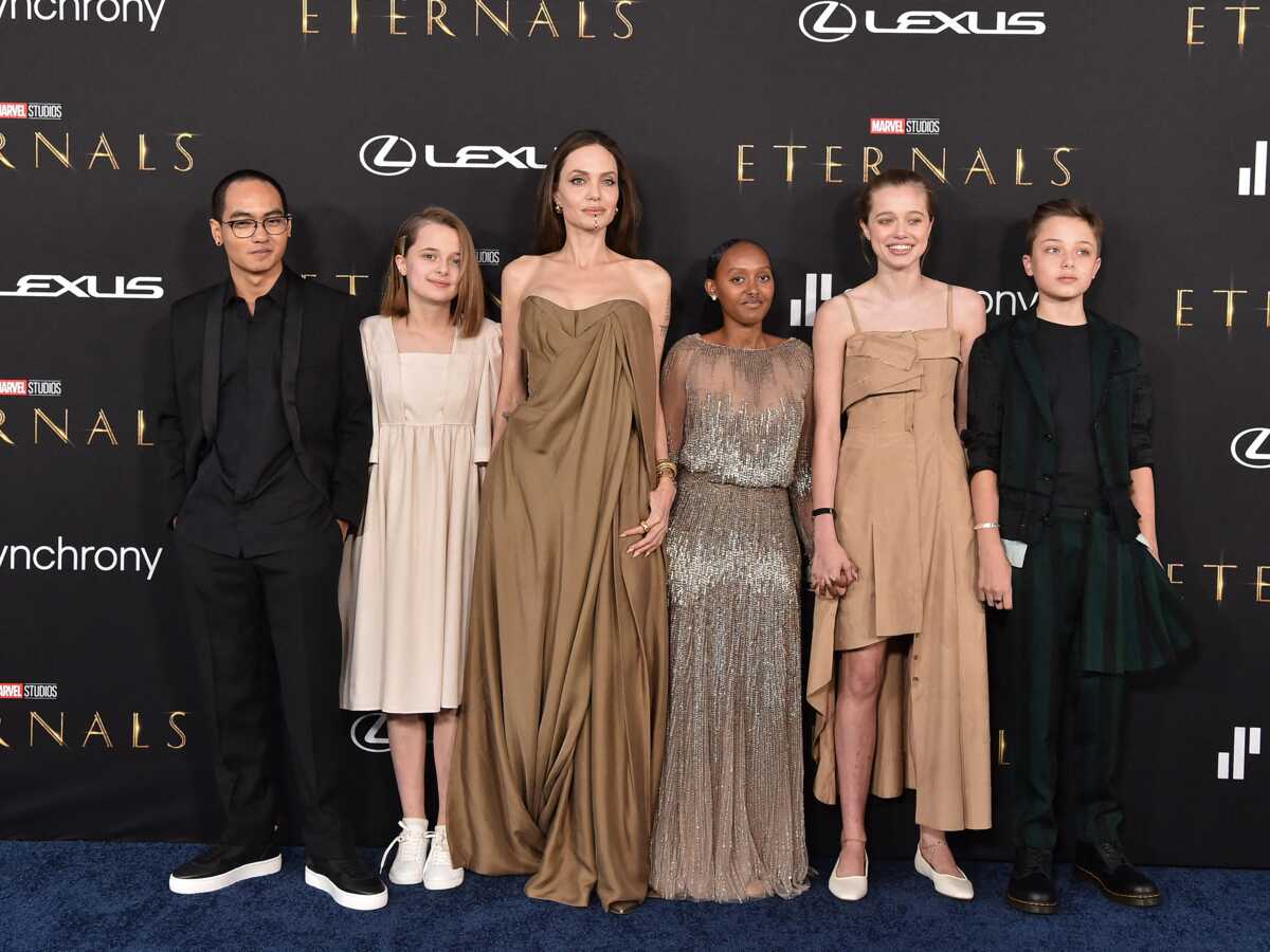 Angelina Jolie : son arrivée très remarquée à la première de "Eternals" avec ses enfants