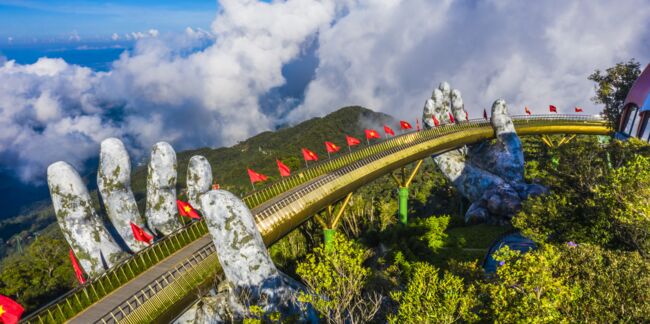 Site insolite : connaissez-vous le pont d'or du Vietnam ?