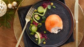 Blinis apéritifs au saumon et kiwis de France - healthyfood_creation