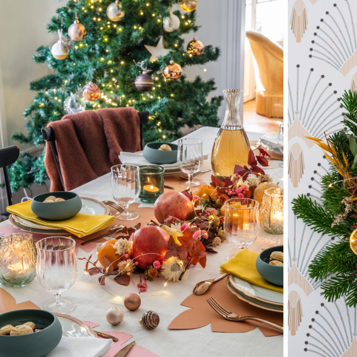 Nos idées déco spécial table de Noël – France Fleurs le Blog