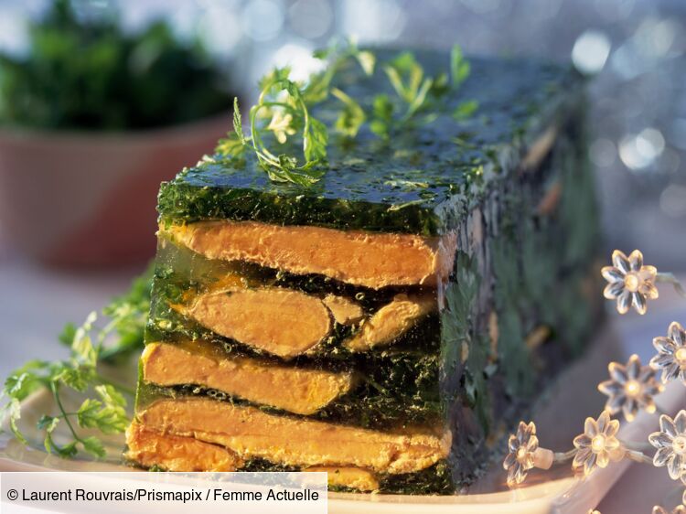 Terrine de foie gras et volaille en gelée : découvrez les recettes de  Cuisine Actuelle