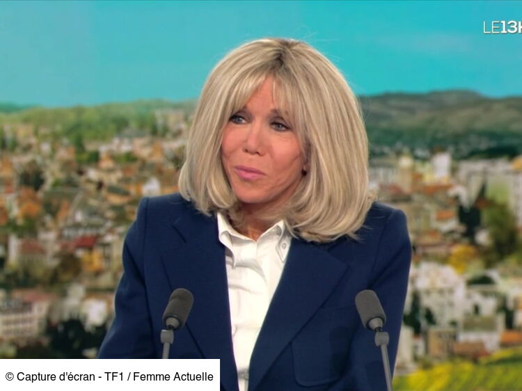 Brigitte Macron Craque : Au Bord Des Larmes En Plein JT De TF1 : Femme ...