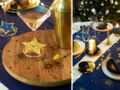 Tables de fêtes : 3 idées en bleu et or pour ma déco de table