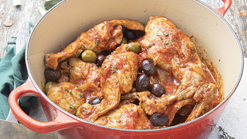Lapin aux olives facile : découvrez les recettes de cuisine de Femme