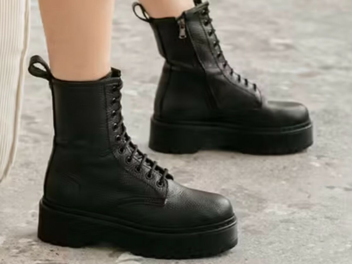 Botte militaire femme cheap tendance