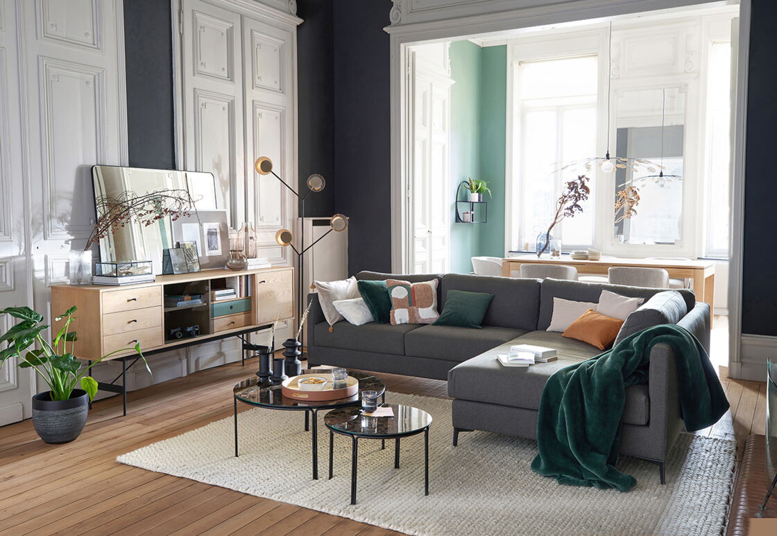 Nos idées déco pour un salon chic et chaleureux : Femme Actuelle Le MAG