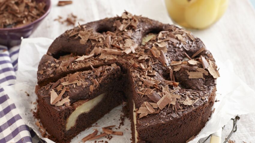 Gâteau moelleux poire chocolat - Fourchette & Nutrition