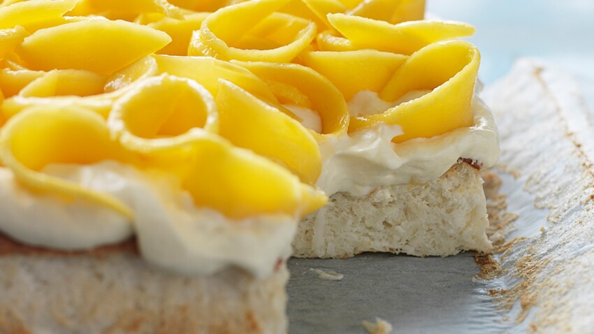 Tarte Exotique Mangue Coco Facile Et Rapide Decouvrez Les Recettes De Cuisine De Femme Actuelle Le Mag