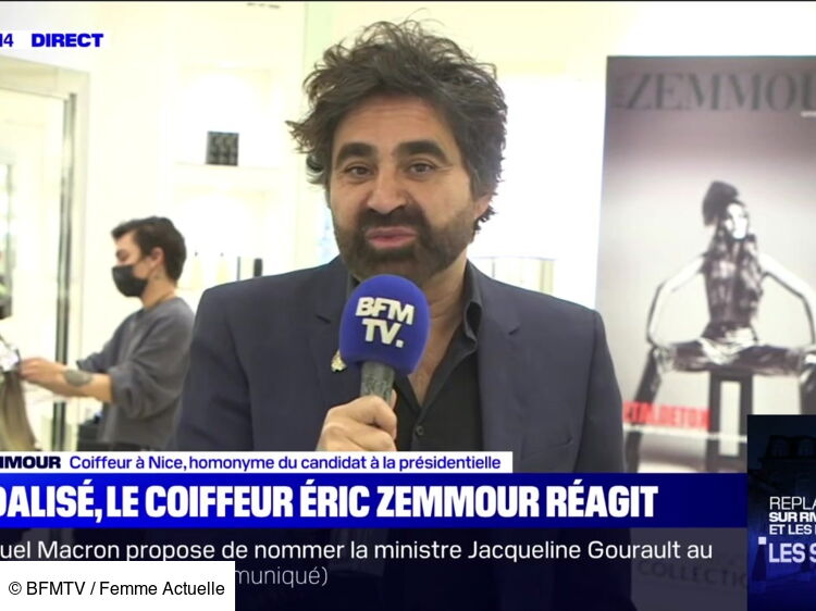 Éric Zemmour : le coiffeur homonyme, victime de vandalisme, hausse le