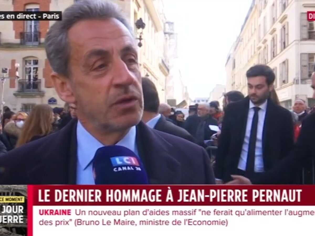 Obsèques de Jean-Pierre Pernaut : Nicolas Sarkozy interrompu par Brigitte Macron devant les caméras