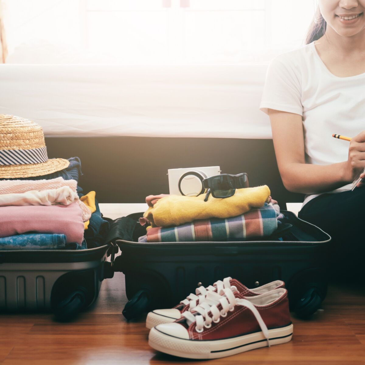 Nos conseils pour bien préparer sa valise (+ la checklist pour ne rien  oublier) : Femme Actuelle Le MAG