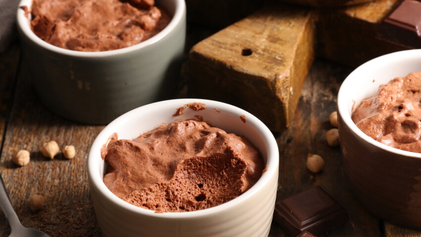 Mousse au chocolat pois chiche rapide : découvrez les recettes de