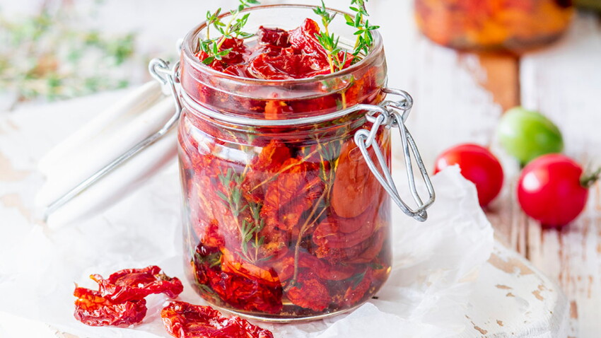 Tomates séchées à l'huile d'olive facile : découvrez les recettes de