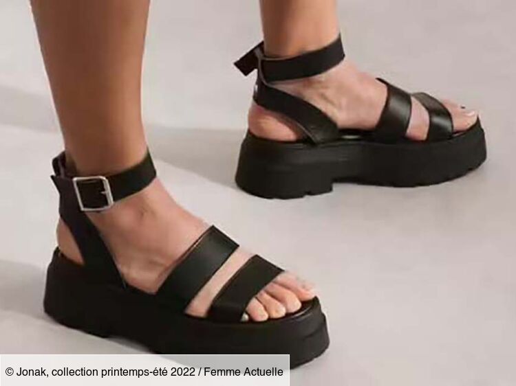 sandale plateforme femme