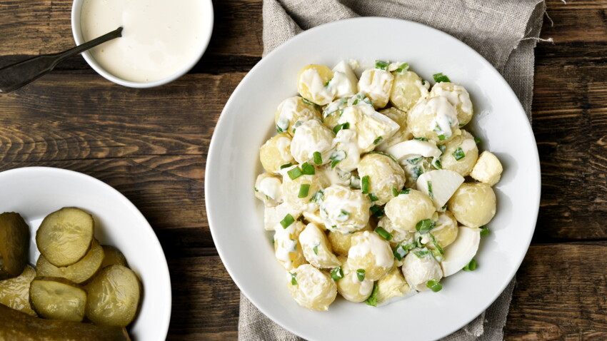 Salade De Pommes De Terre Oeufs Facile Et Rapide : Découvrez Les ...