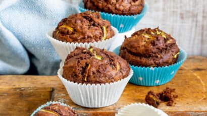 Muffins chocolat-courgettes