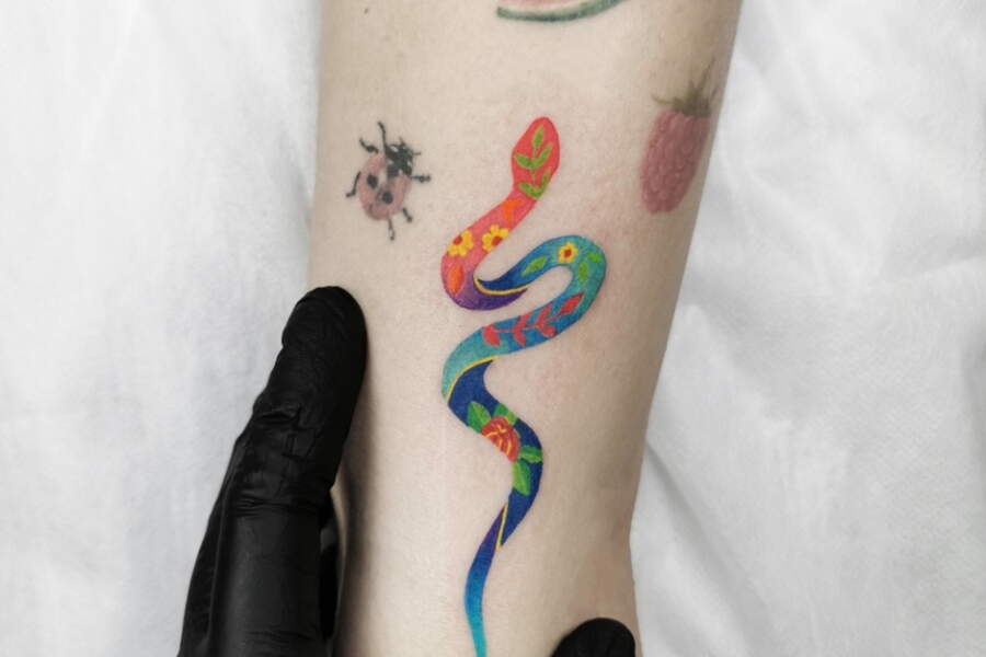 Les plus beaux tatouages de serpent - Femme Actuelle