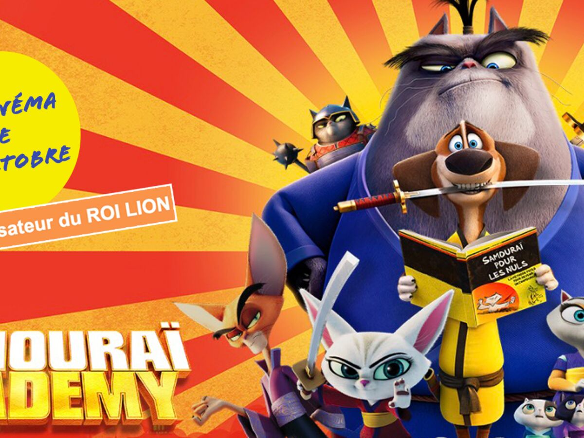 Samuraï Academy : Gagnez vos places pour aller voir le film le plus fun des vacances de la Toussaint !