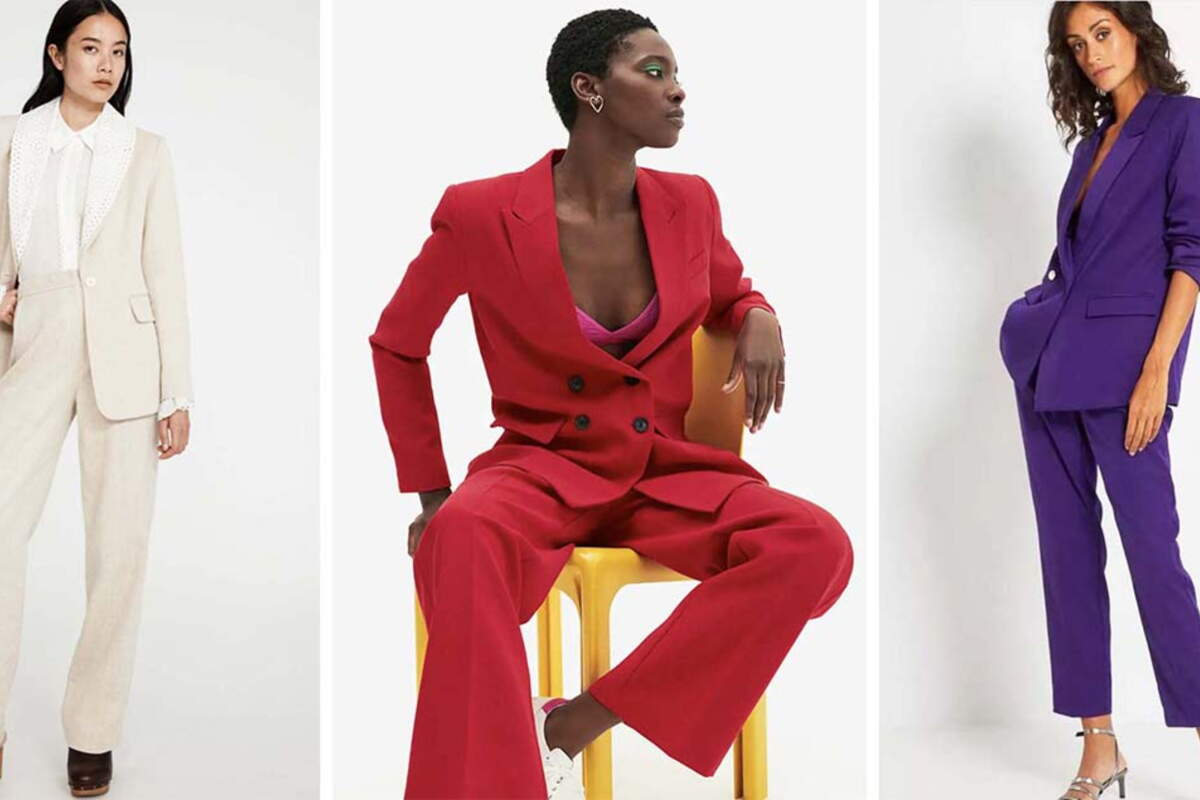 Ensemble Blazer Femme élégant - Veste Ajustée Et Pantalon Long - Pour Bureau, Tenue Professionnelle - Taille S à XXL