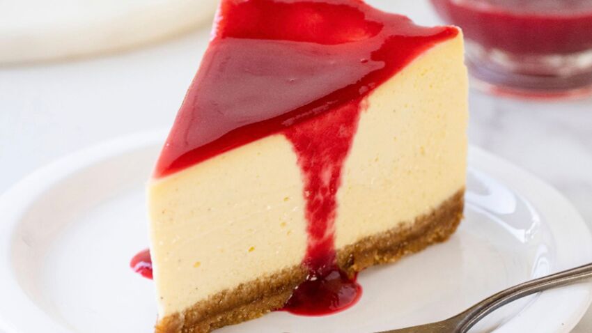 Cheesecake au coulis de fruits rouges (à la Multidélices) – 1001