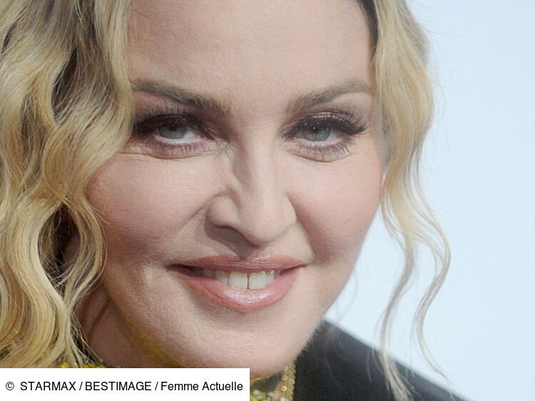 Madonna méconnaissable sans maquillage et top résille elle choque les internautes Femme
