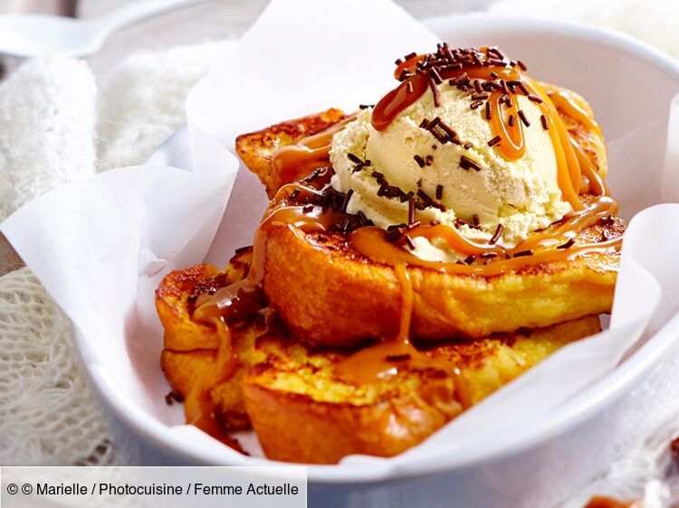 Brioche perdue au caramel beurre salé facile et rapide : découvrez les ...