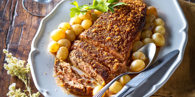 Foie gras poêlé au pain d’épice et au raisin facile : découvrez les